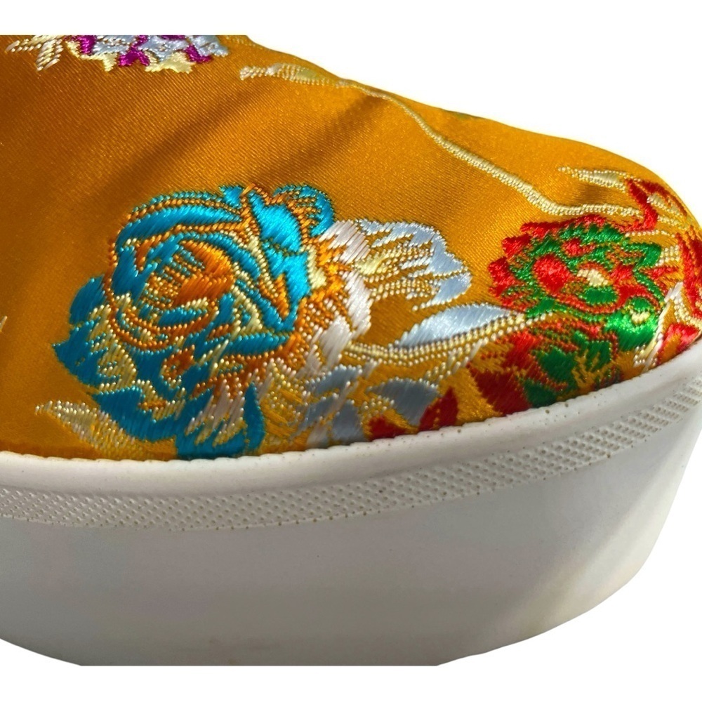 Golo Vivian Platform Silk Floral Shoes  Size 10 - Picture 8 of 12